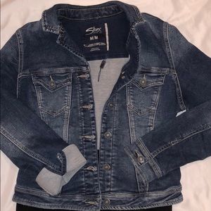 Silver Jean Jacket